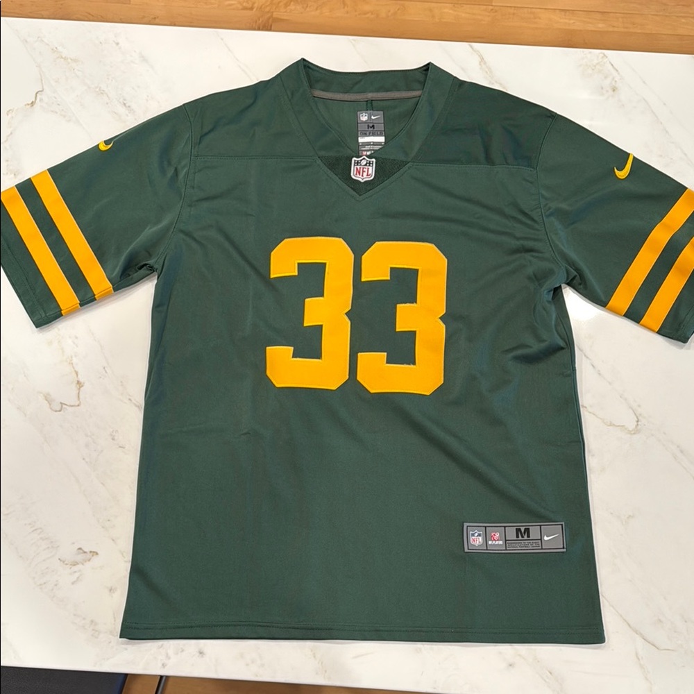 Vintage Green Bay Packers Sports Jersey Jones 33 Men's Medium